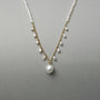 Pearl Drop Chain Necklace