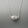 Silver Baroque Pearl Pendant