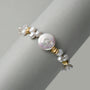 Roman Holiday Button Pearl Bracelet
