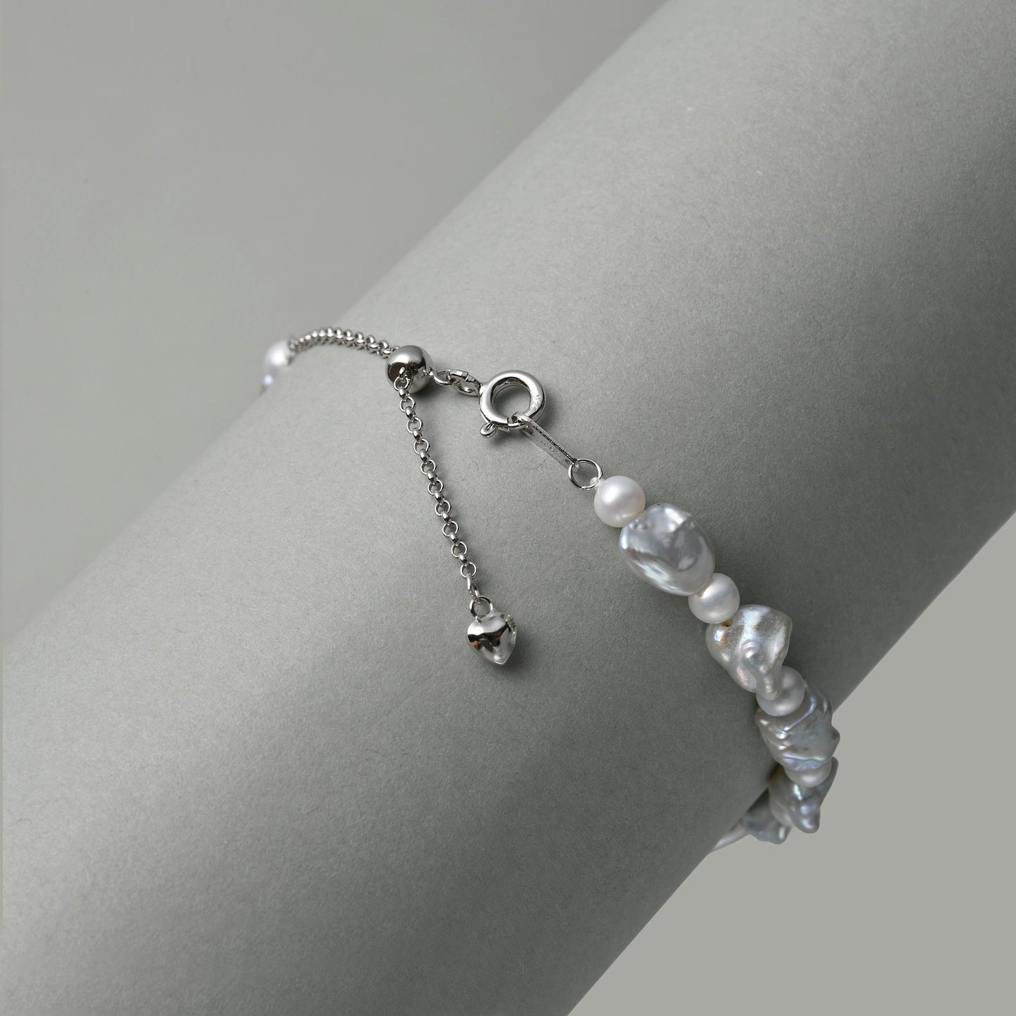 Sun & Moon Keshi Pearl Bracelet