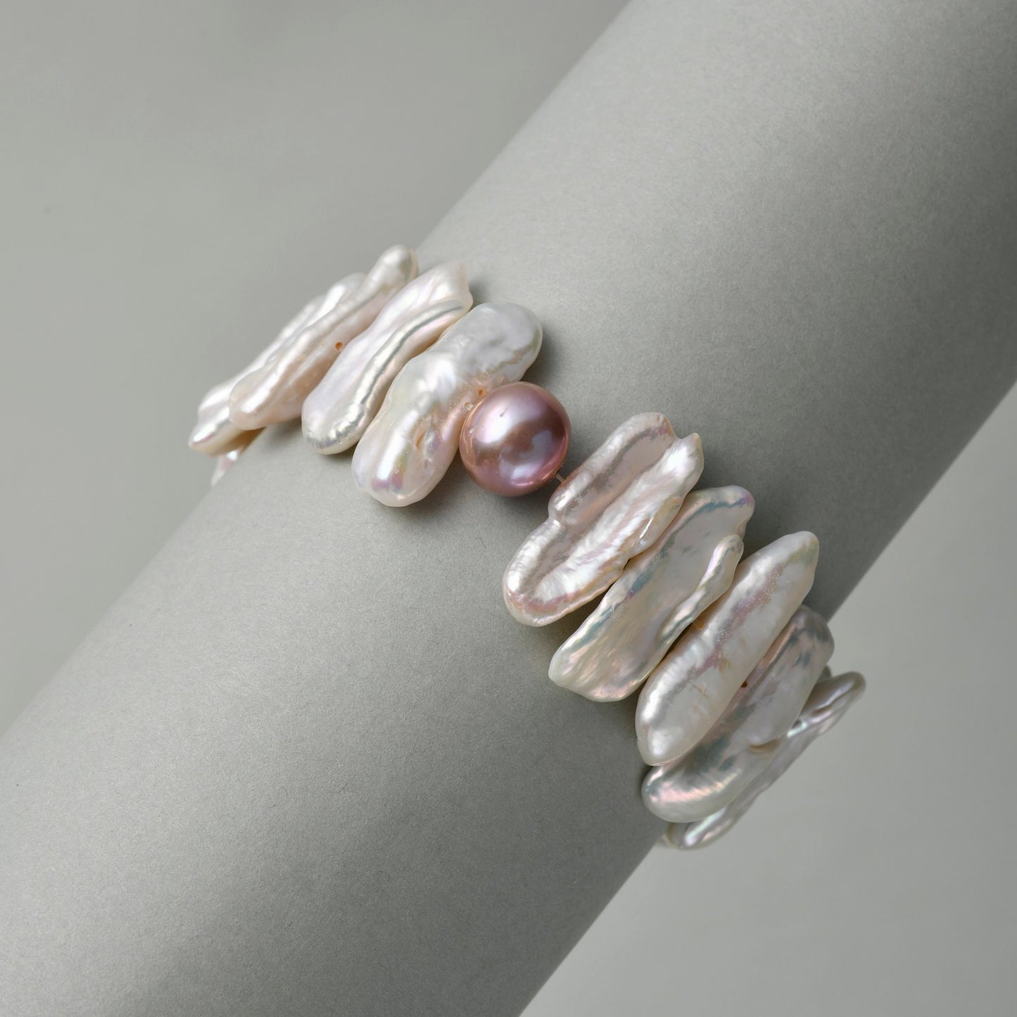 Baroque Accent Stick Pearl Bracelet