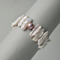 Baroque Accent Stick Pearl Bracelet main thumbnail