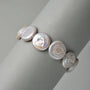 Roman Holiday Coin Pearl Bracelet