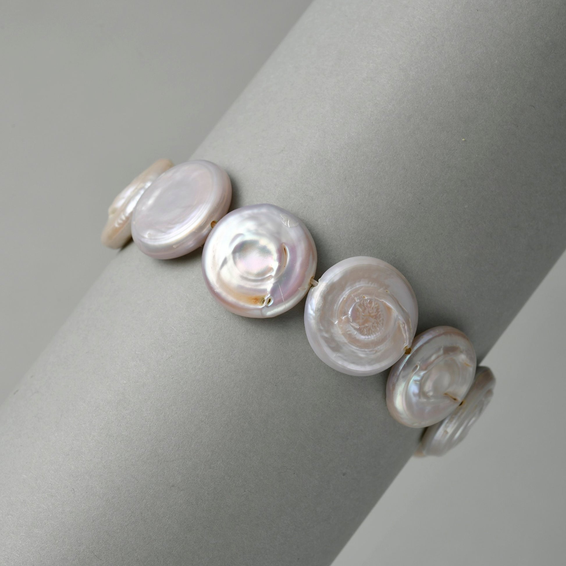 Roman Holiday Coin Pearl Bracelet