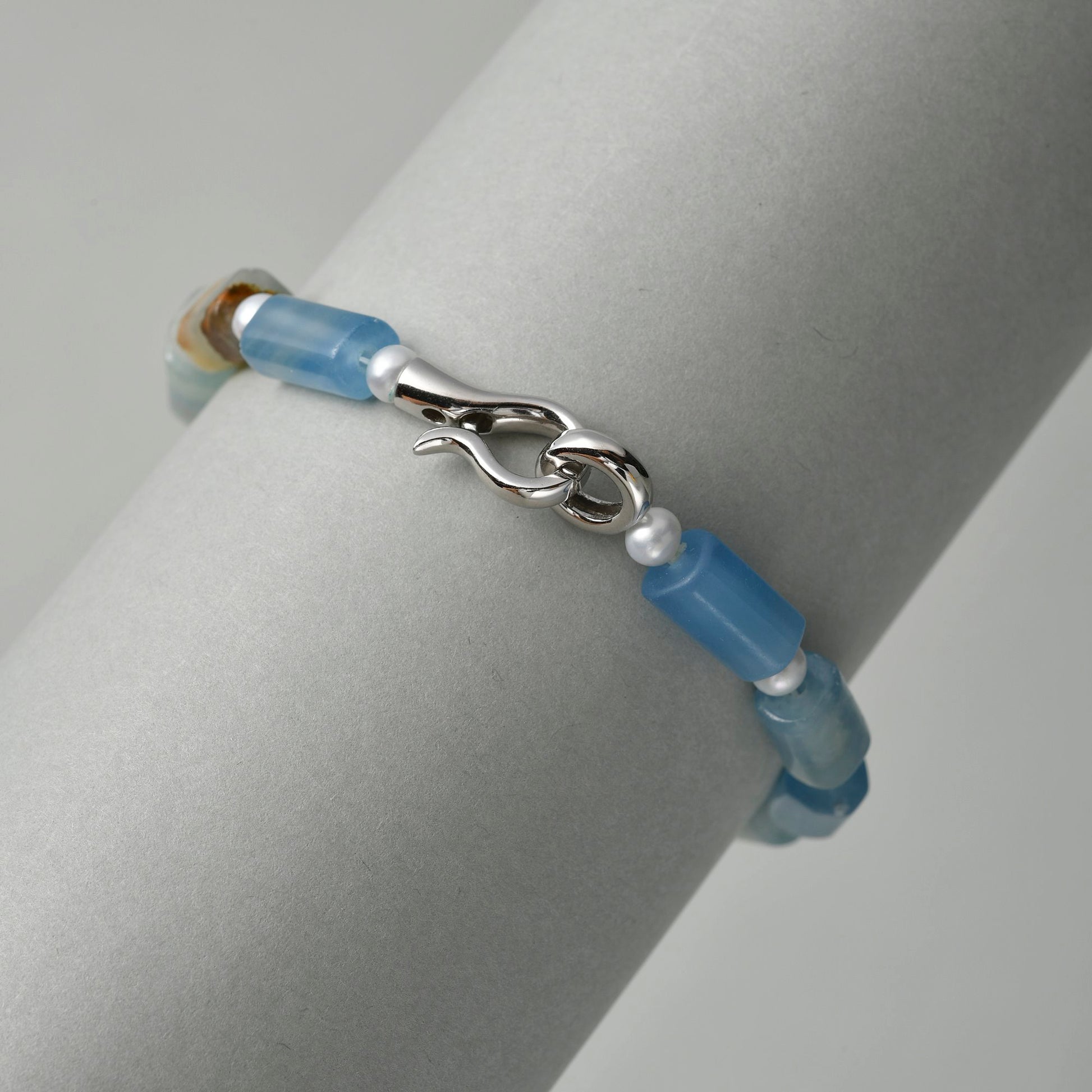 Turquoise Accent Baroque Pearl Bracelet
