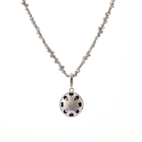 Shadow Orbit Pearl Pendant Necklace thumbnail 3