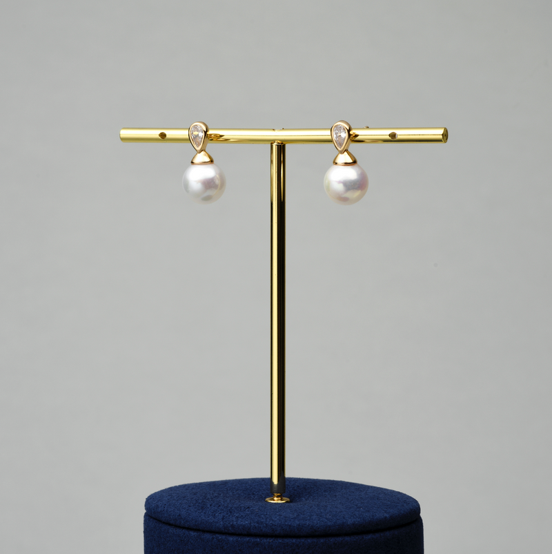 Solace Drop Pearl Earrings main image