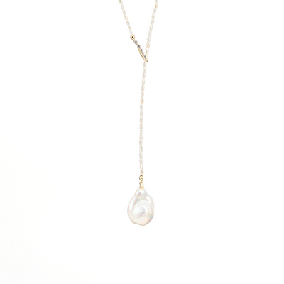 Collier Solstice Drop en perles baroques