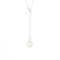 Solstice Drop Baroque Pearl Necklace main thumbnail