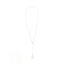 adjustable Y-shaped baroque freshwater pearl necklace perfect for stacking