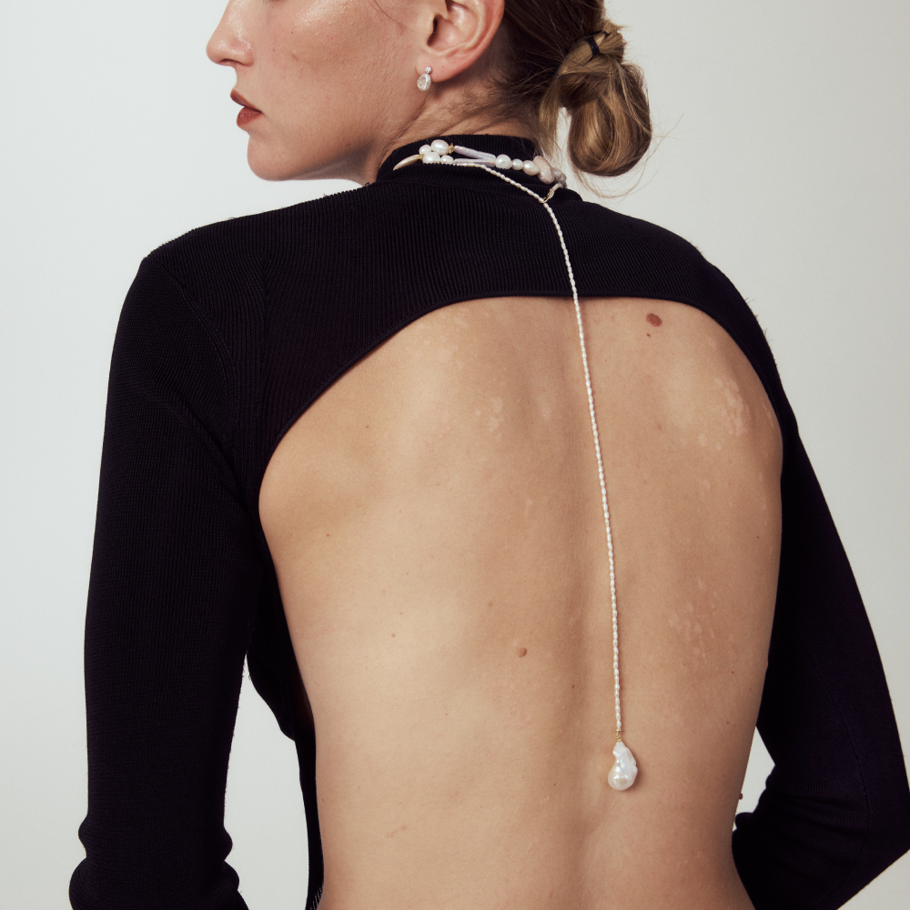 Solstice Drop Baroque Pearl Necklace