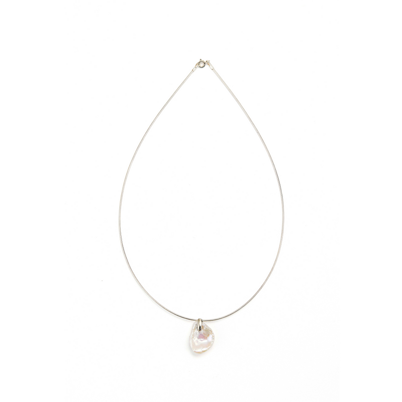 Starlit Ripple Pearl Baroque Pearl Necklace