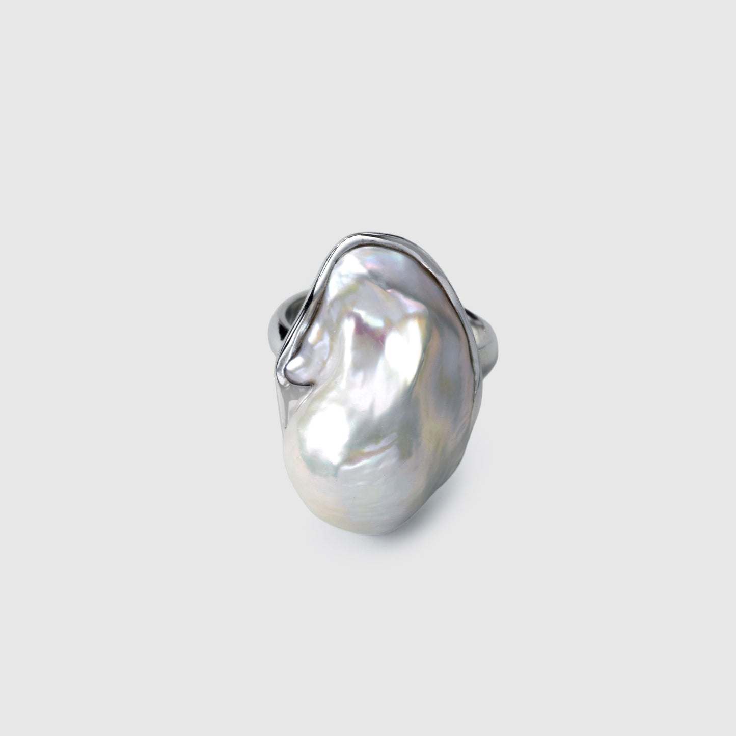 Tidal Crest Baroque Pearl Ring