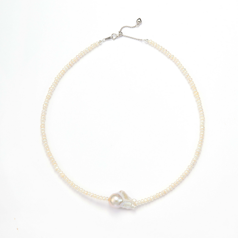 Tideborn Mini Baroque Pearl Choker main image
