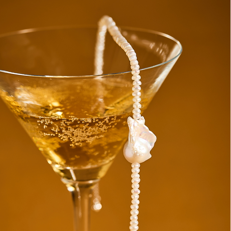 Tideborn Mini Baroque Pearl Choker image 2