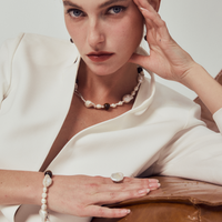 Tiger’s Eye & Baroque Pearl Bracelet thumbnail 3