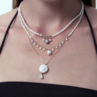 Trio Baroque Pearl Necklace thumbnail 1