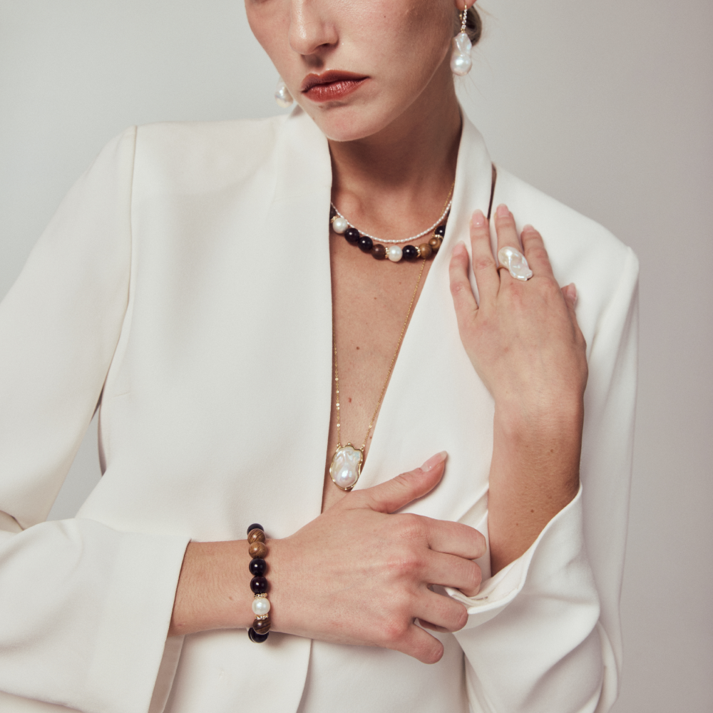 Urban Grove Pearl Bead Bracelet