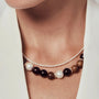 Grove pearl bead necklace model view 1