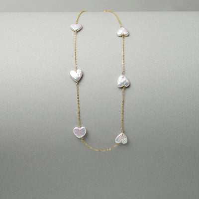 Collier de perles baroques « Murmures du cœur » 