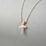 Baroque Cross Pearl With String Of Beads Pearls Pendant