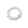 big high quality baroque pearl bracelet close up