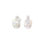 rainbow big freshwater stud earrings versatile pieces