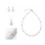 Eliza White Baroque Pearl Mixed Jewelry Set