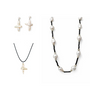 Mabel White Baroque Pearl Mixed Jewelry Set