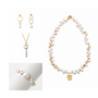 Evie White Baroque Pearl Mixed Jewelry Set