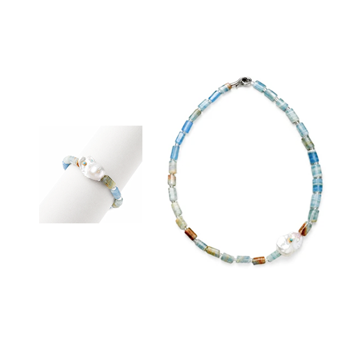 Millie White Baroque Pearl Mixed Jewelry Set