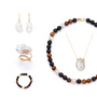 Ivy White Baroque Pearl Mixed Jewelry Set