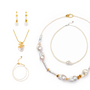 Grace White Baroque Pearl Mixed Jewelry Set