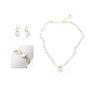 Matilda White Baroque Pearl Mixed Jewelry Set