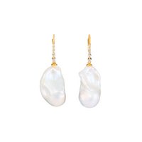 Aurora Cascade Baroque Pearl Earrings main thumbnail